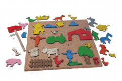 Hammer and pin Toy Farm